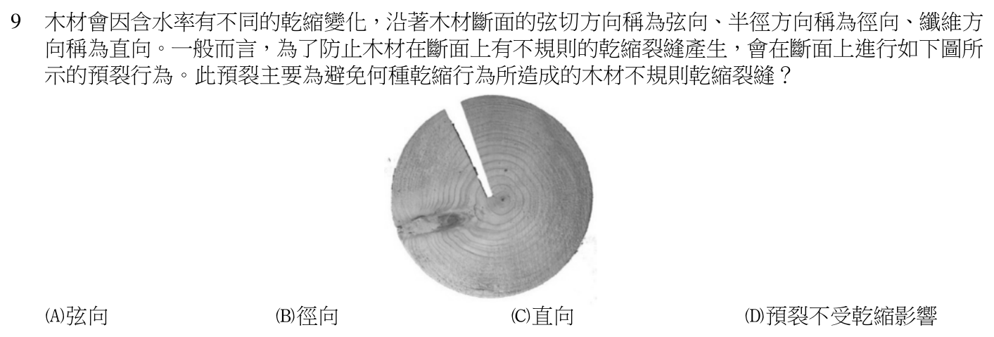 114 年建築師建築構造與施工第 9 題附圖